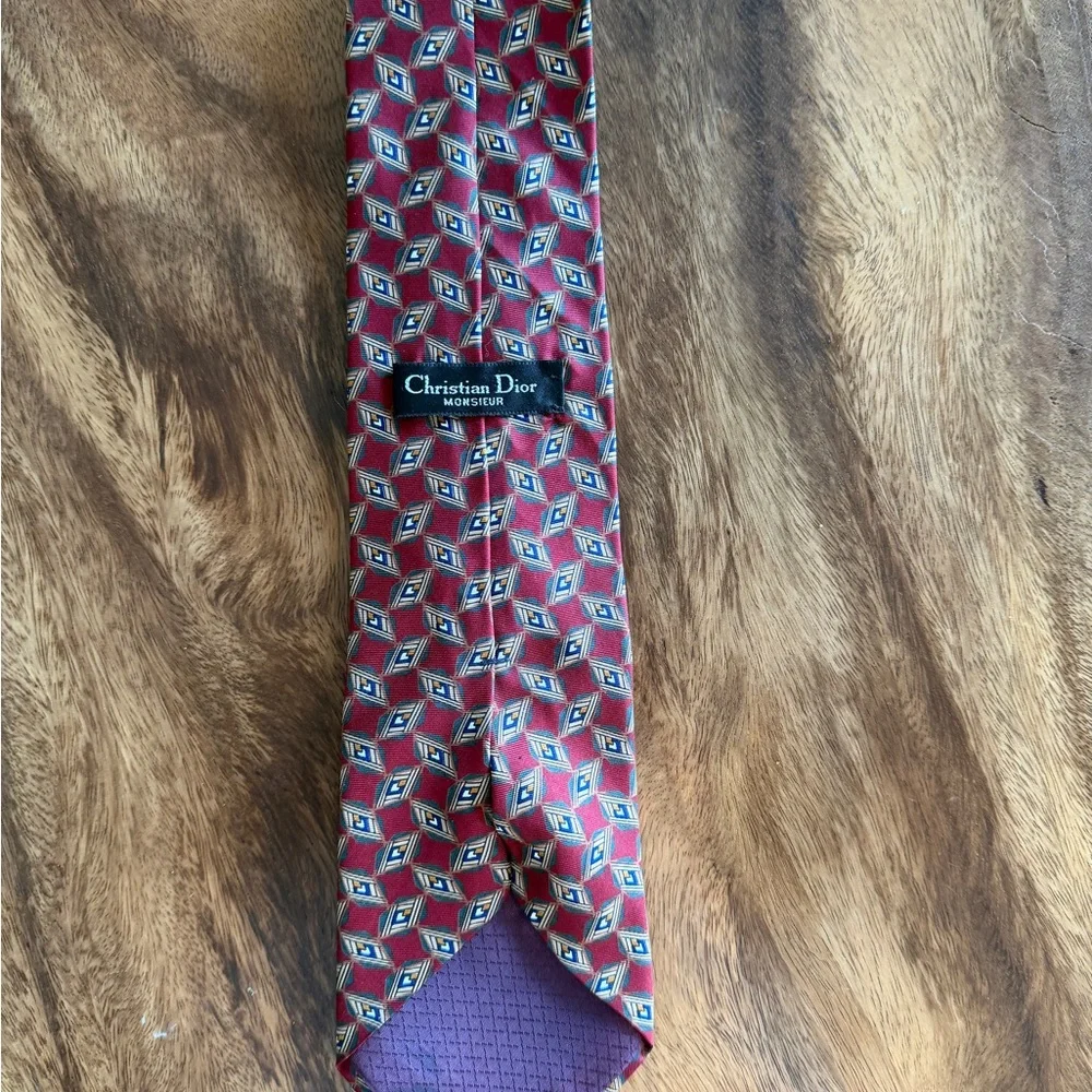 Vintage Christian Dior‎ Men’s Monsieur Necktie 100% Silk